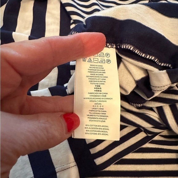 MICHAEL Michael Kohrs Blouse Blue and White Size XS - Picture 8 of 8